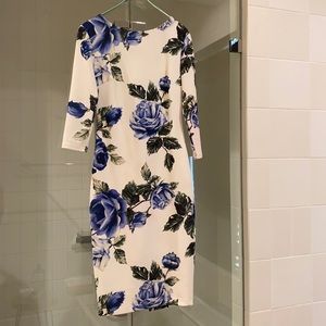 Floral tight fit dress